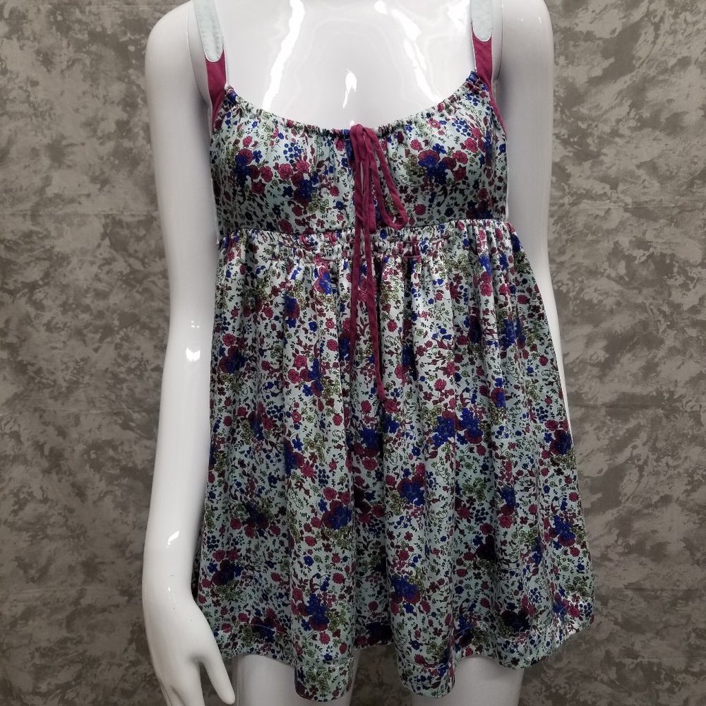 Free People Silk Floral Print Tank - size 2